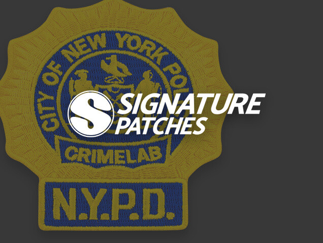 Signature Patches NYPD Crimelab custom patch
