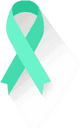 Teal Awareness Ribbon