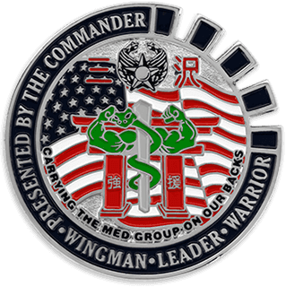 Challenge coin example 1 back side