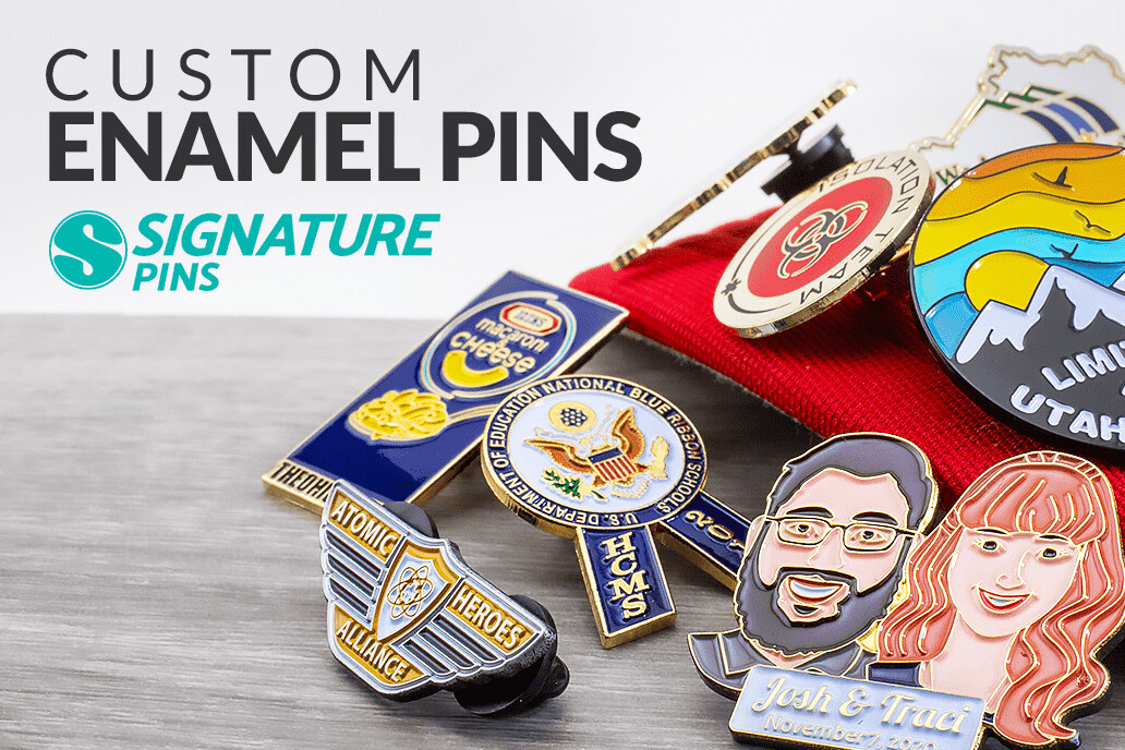 Custom Enamel Pins | Soft & Hard Enamel – Signature Pins