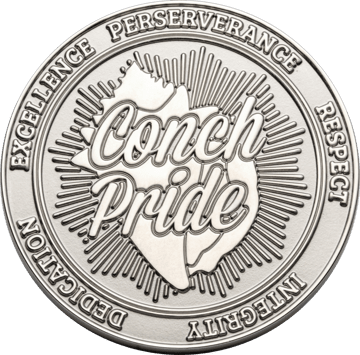 High-polish silver plated challenge coin