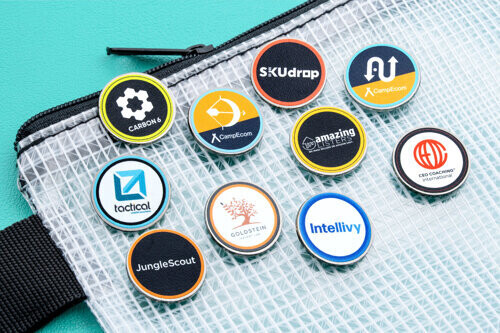 full-color custom lapel pins with no minimum order