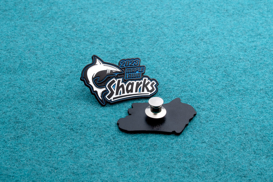 Deluxe locking clutch backing on a lapel pin
