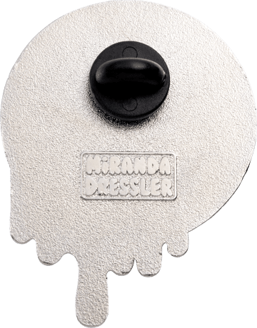 Lapel pin with a custom back stamp
