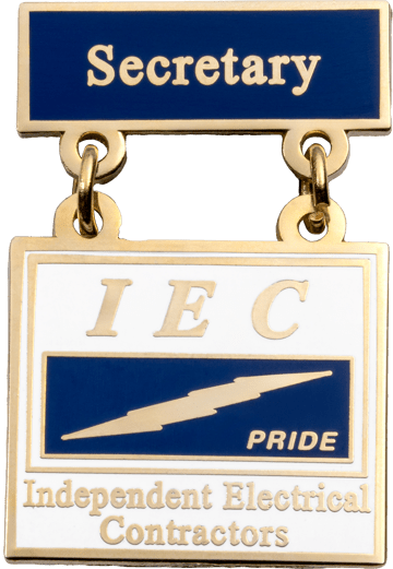 Lapel pin with a dangler charm