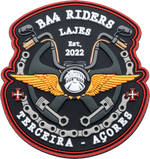 Ba4 Riders Lajes Winged Motorcycle Patch