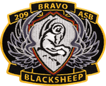 Bravo 209 Asb Blacksheep Patch