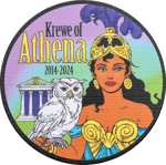 Krewe of Athena Owl Pin