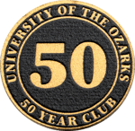 University of Ozarks 50 Year Club Pin