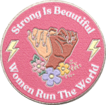 Women Run the World Fists Pin